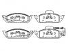 刹车片 Brake Pad Set:163 420 03 20