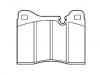 Bremsbelagsatz, Scheibenbremse Brake Pad Set:34 11 1 158 360