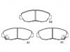 Plaquettes de frein Brake Pad Set:45022-SM4-A00