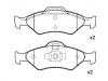 тормозная кладка Brake Pad Set:YS61-2K021-AA