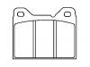 Bremsbelagsatz, Scheibenbremse Brake Pad Set:270 165