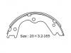 Zapata de freno Brake Shoe Set:NN2073