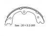 Zapata de freno Brake Shoe Set:NN2078