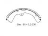 刹车蹄片 Brake Shoe Set:NR2046