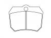 Bremsbelagsatz, Scheibenbremse Brake Pad Set:2950562M91