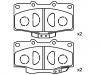 Pastillas de freno Brake Pad Set:04465-60050