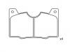 Bremsbelagsatz, Scheibenbremse Brake Pad Set:180507