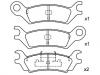 Bremsbelagsatz, Scheibenbremse Brake Pad Set:GG16-49-280 A