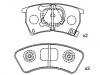 Bremsbelagsatz, Scheibenbremse Brake Pad Set:BG12-49-280