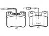 刹车片 Brake Pad Set:95 619 549