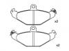 тормозная кладка Brake Pad Set:4 762 999