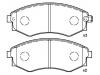 Bremsbelagsatz, Scheibenbremse Brake Pad Set:58101-28A00