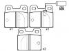 тормозная кладка Brake Pad Set:0060 760 092