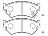 Bremsbelagsatz, Scheibenbremse Brake Pad Set:72519-3040