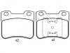 тормозная кладка Brake Pad Set:181150