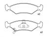 Bremsbelagsatz, Scheibenbremse Brake Pad Set:0K2A2-33-23Z