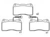 тормозная кладка Brake Pad Set:9 948 030