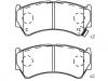 тормозная кладка Brake Pad Set:55810-64G00