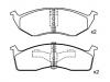 тормозная кладка Brake Pad Set:05018595AA