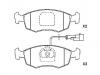 Bremsbelagsatz, Scheibenbremse Brake Pad Set:9 947 954