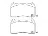 тормозная кладка Brake Pad Set:89047725