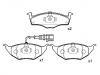 Plaquettes de frein Brake Pad Set:8Z0 698 151