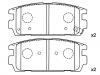 Plaquettes de frein Brake Pad Set:58302-H1A00