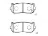 Bremsbelagsatz, Scheibenbremse Brake Pad Set:0K2FC-26-28Z