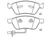 Bremsbelagsatz, Scheibenbremse Brake Pad Set:4E0 698 151