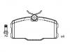 тормозная кладка Brake Pad Set:000 420 46 20