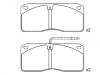 тормозная кладка Brake Pad Set:06902964-0