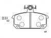 Bremsbelagsatz, Scheibenbremse Brake Pad Set:77 01 201 059