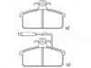 刹车片 Brake Pad Set:8E0 211 650 81