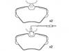 Bremsbelagsatz, Scheibenbremse Brake Pad Set:77 01 203 967