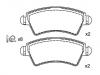 Bremsbelagsatz, Scheibenbremse Brake Pad Set:4252.29