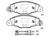 Bremsbelagsatz, Scheibenbremse Brake Pad Set:4251.84