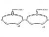 Pastillas de freno Brake Pad Set:4252.94