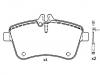 Plaquettes de frein Brake Pad Set:169 420 01 20