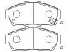 Pastillas de freno Brake Pad Set:45022-ST7-000