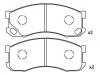 тормозная кладка Brake Pad Set:MC838357