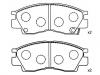 тормозная кладка Brake Pad Set:MB534644