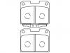 Brake Pad Set:MB895303