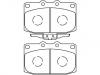 Pastillas de freno Brake Pad Set:FDZ3-33-28Z