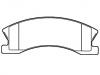 тормозная кладка Brake Pad Set:5093183AA