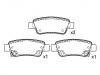 Plaquettes de frein Brake Pad Set:43022-SWW-G01