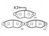 Bremsbelagsatz, Scheibenbremse Brake Pad Set:4253.55