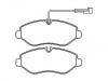 Plaquettes de frein Brake Pad Set:D1060-BM600