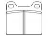 тормозная кладка Brake Pad Set:D58-796