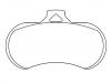 Bremsbelagsatz, Scheibenbremse Brake Pad Set:D10-732