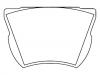 тормозная кладка Brake Pad Set:D67-710
